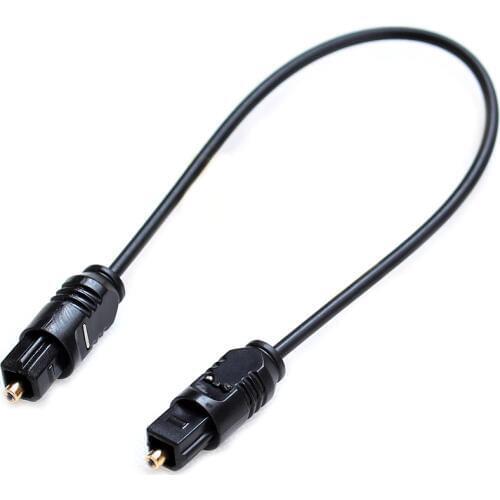 18cm Square to Square TOSLINK Digital Audio short audio optical cable for PC TV DVD stereo