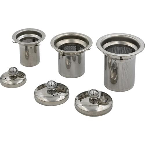 3 Sizes Reusable Stainless Steel Mesh Tea Infuser Tea Strainer Teapot Tea Leaf Spice Filter Drinkware Kitchen Accessories