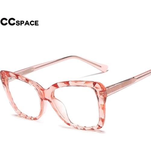 47340 TR90 Anti-blue Cat Eye Crystal Cutting Ultralight Frames Men Women Optical Fashion Computer Glasses