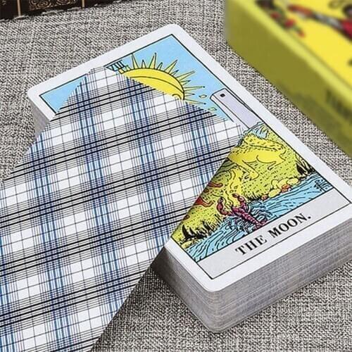 78pcs Rider Tarot Deck Cards with English Manual Funny Future Telling Astrology BX0D