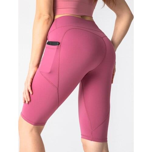 ATHVOTAR Summer Sexy Women Leggings Seamless High Waist Pocket with Legging Workout Pants Quick Dry Breathable