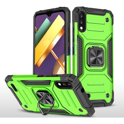 Case for LG K22 Armor Shockproof Bumper Drop Protective Defender Ring Holder Magnetic Cover for LG K22 Case