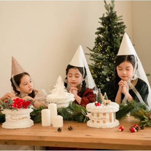 Kids Birthday Hat Gold Sequin Birthday Caps Prince Princess Crown Birthday Party Decoration Cute Rabbit Hats Baby Shower Gifts