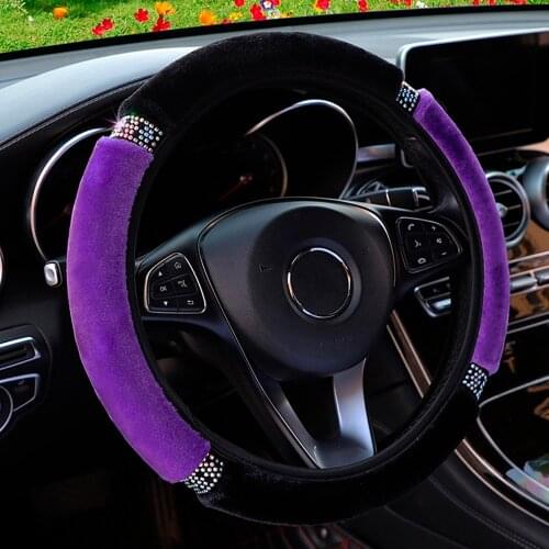 Diameter 37-38cm Car Steering-Covers Car Steering Wheel Case Cover Shell Skidproof Universal Car Interior Accessories