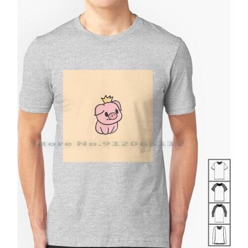 Technoblade Never Diesss T Shirt 100% Cotton Pig Technoblade Iconic Mojang Cute Creative Trending Vintage Cool Gift Euro Us