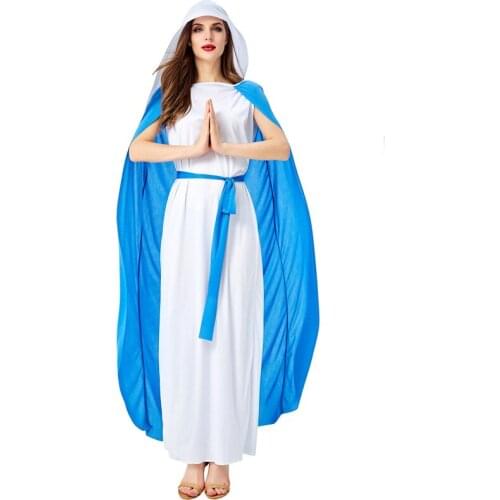 Halloween Costume Easter Nun Priest Dress Adult Female Cosplay Costume Goddess Halloween Costumes for Women