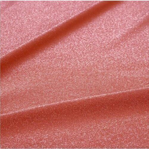 Shimmer fabric stretchy quality material summer fashion womens knitted fabric