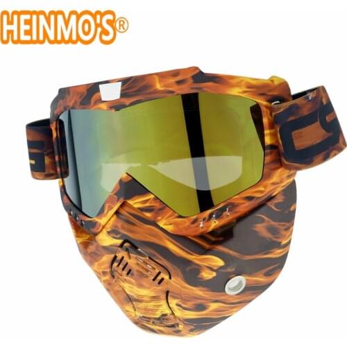 Motorcycle Helmet Vintage Motocross Goggles Anti Fog Snowmobile Goggle Retro Helmet Mask Racing Sking Goggles Glasses gafas