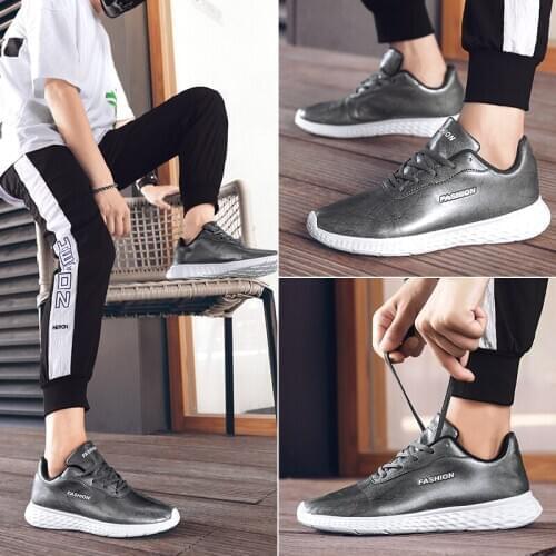 2021 New Men Tennis Shoes Sneakers Black Sport Shoes Tenis Masculino Outdoor Breathable Leather Gym Jogging Fitness Training