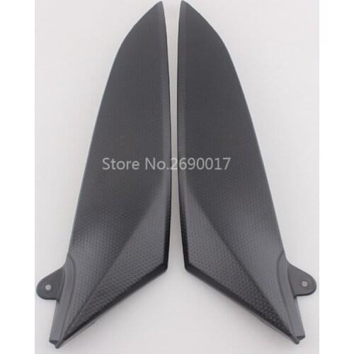 Motorcycle Pair Black Tank Side Fairing Cover Protector Cover Accessories For YAMAHA 2004-2006 YZF R1