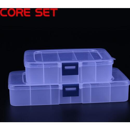5/6 Grids Plastic Tool Box Screws IC Jewelry Beads Fishing Storage Box Craft Organizer Small Part Container Case