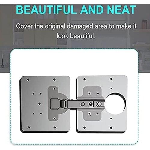 Hinge Repair Plate Cabinet Cupboard Furniture Drawer Kitchen Cupboard Door Window Repair Hardware with Mounting Screws Pro Tools