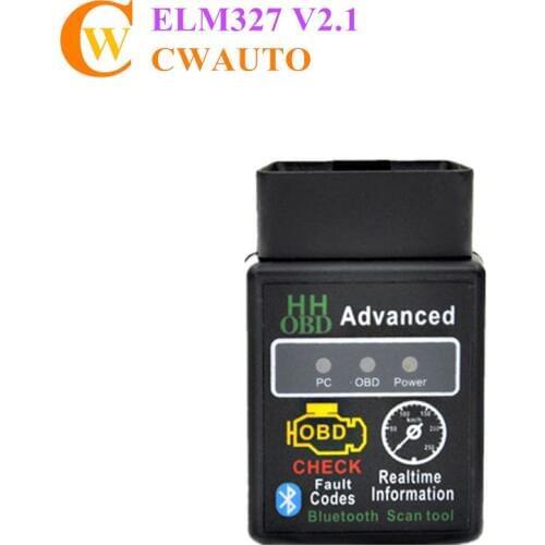 Super Mini ELM327 V2.1 HH OBD Advanced Bluetooth Elm327 OBD2 Scan Tool For Android
