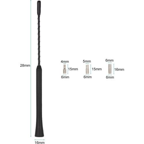 9" Universal Car Radio Flexible Anti Noise Beesting Aerial Antenna