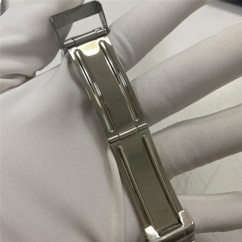 For Vintage Watch Case 20mm Stainless Steel Watch Strap Belt Watch Accessories