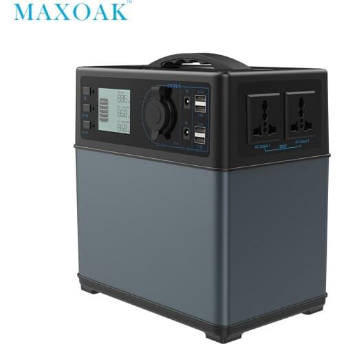 MAXOAK solar power bank charger 400Wh powerbank solar Power Source Generator li-ion Power Supply for Camping Emergency