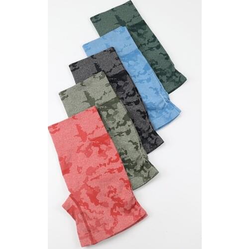 Women Camo Squat Proof Fitness GYM Yoga Shorts High Waist Camo Workout Shorts Seamless Scrunch Butt Women Running Sport Shorts