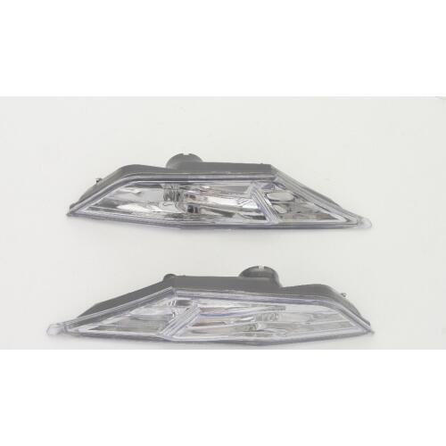 2 Pcs/Pair Clear White Lens Side Marker Lamps Lights For Honda Civic Sedan 2016-2017