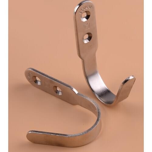 2pcs Silver Ironing Lroning Board Wall Holder Hanger Mount Rack Storage Display