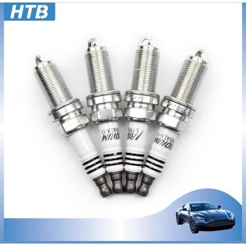4pcs LFR6AIX-11 6619 Iridium Spark Plug For Toyota Prado VX Honda Lexus Acura BMW Subaru Volvo Yamaha High Quality LFR6AIX11
