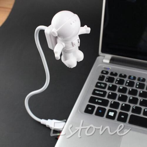 Deek-Robot Brand New Style Mini USB Flexible Spaceman Astronaut Night LED Light Bulb for Laptop PC Reading High Quality