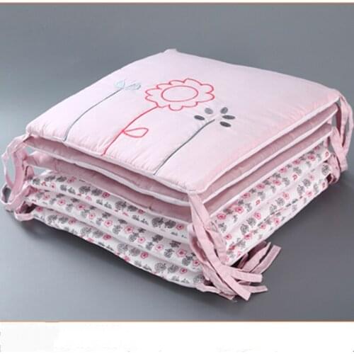 Baby Bumpers In The Crib For Newborns 6pcs Cotton Anti-collision Crib Bumper Baby Room Decoration Soft Bed Barriers Protector