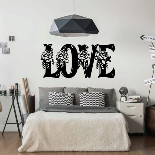 Art Love And Dream Wall Sticker Vinyl Decals Home Decor For Living Room Bedroom Decoration Wall Stickers Waterproof Wallpaper