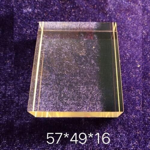 57*49*16 MM photon hair removal instrument light guide crystal, E light hair removal beauty instrument light guide crystal