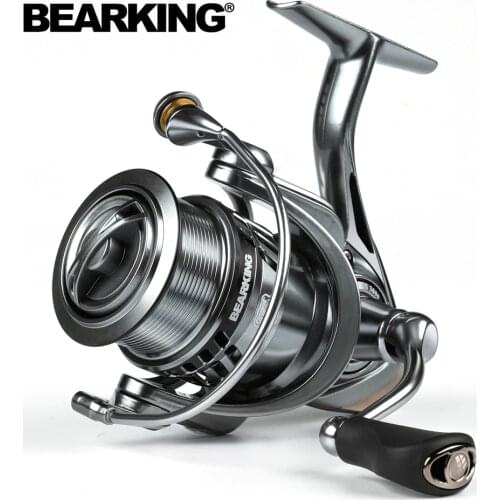 BEARKING Brand Zeus series Stainless steel bearing 5.2:1 Fishing Reel Drag System 7Kg Max Power Spinning Wheel Fishing Coil
