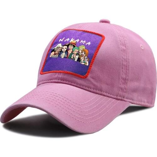 Sunscreen Sports Tactical Caps One Piece Anime Printed Snapback Hat Outdoor Adjustable Riding Hats Unisex Cotton Baseball Cap