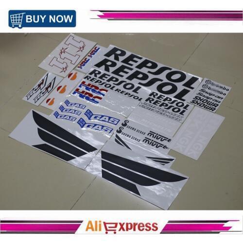 Motorcycle Fairing Kit Decals Sticker For Honda CBR600RR CBR1000RR REPSOL HRC RCV 212 Complete Stickers Decal Accessory