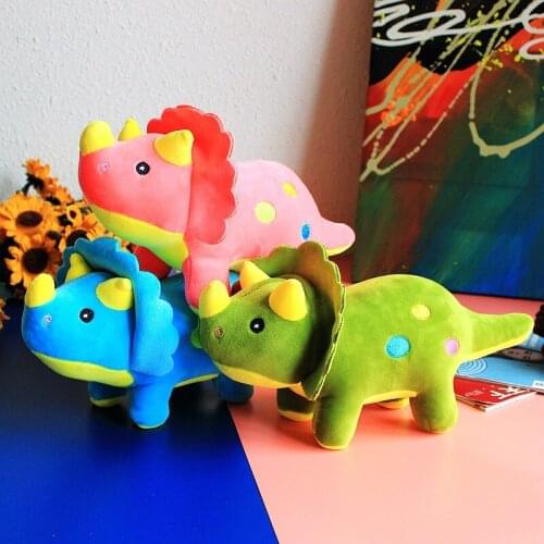 Cool New pretty Dinosaur plush toy Tyrannosaurus triceratops doll appease lifelike favorite soft Soothing Pillow birthday gift