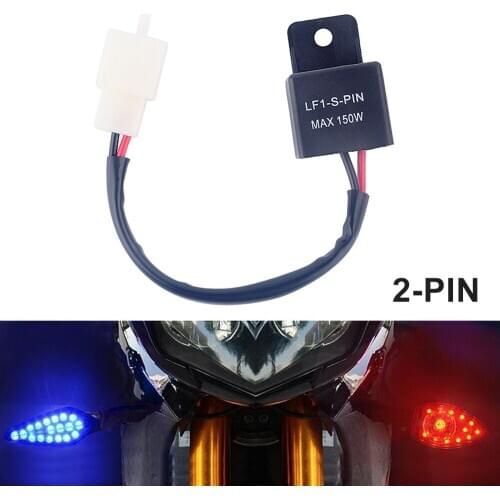 Motorcycles LED Turn Light Flasher Relay Turn Signal Rate Control Blinkrelais Light Flasher Relay Universial