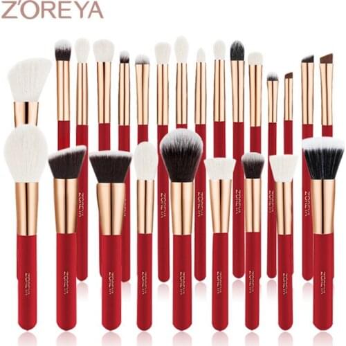 ZOREYA Large Makeup Brushes Set Concealer Foundation Powder Blush Blend Cosmetic Eyesshadow Make Up Brush brochas maquilla