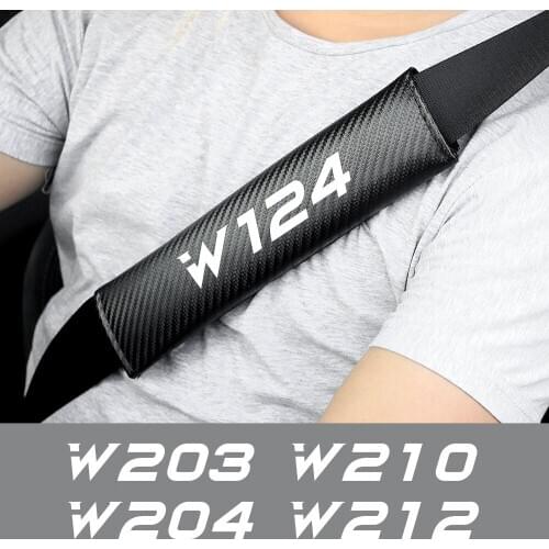 Car Styling Seat Belt Shoulder Pad Safety Cover For Mercedes Benz W203 W204 W205 W210 W212 W213 W220 W221 W222 Auto Accessories