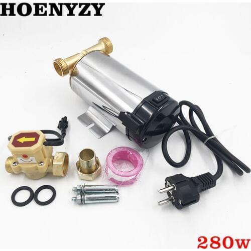 280W Household Mini Automatic Circulating Water Booster Pump For Tap Water Pipeline/Heater With Automatic Flow Control Switch