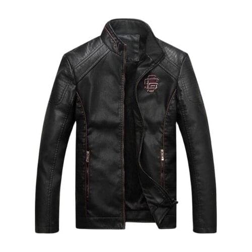 New Men Leather Suede Jacket PU Clothing Motorcycle Biker Leather Jacket Male Casual Coat Jaqueta De Couro Masculina 5XL