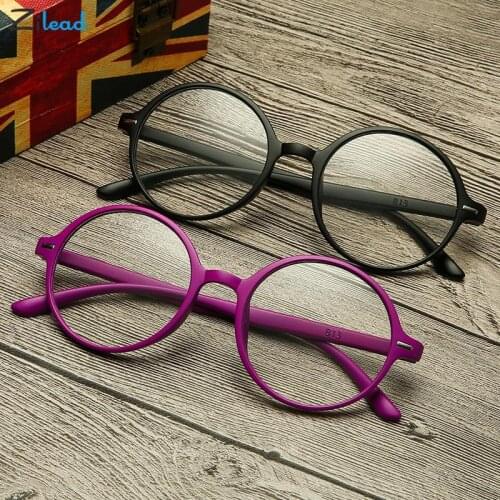 Zilead Fashion Reading Glasses Color Round Ultralight Women Presbyopia Eyewear Elder Reader Frame Glasses +1+1.5+2+2.5+3+3.5+4