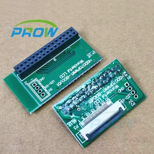 Prow HSD070PWW1 B00 B01 LED adapter board 30P pitch 0.5mm to DuPont 2.0mm port LVDS connectors plug port test socket 30pin 0.5 2