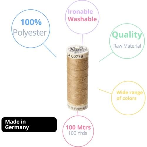 Gutermann Polyester Sew-All Purpose Thread, 100m/110 Yd