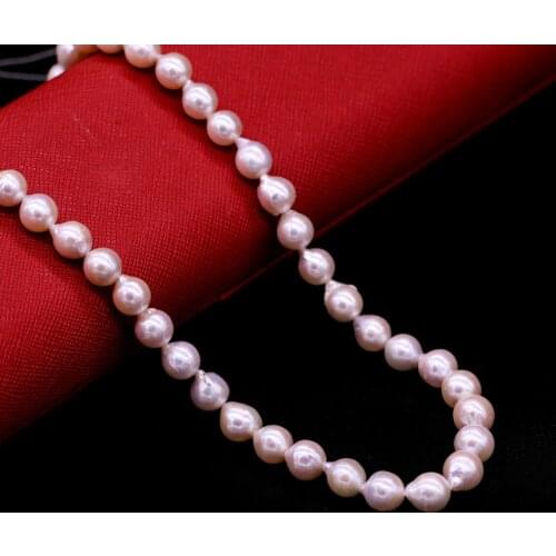 Freshwater Pearl For Jewelry Making Round Tail Loose Beads 8-9 MM DIY Necklace Bracelet Handiwork Sewing Craft Accessory