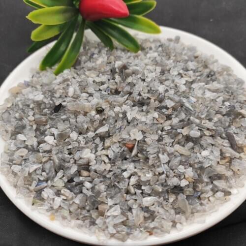 100-300g Natural moonstone crystal rubble decorates the home