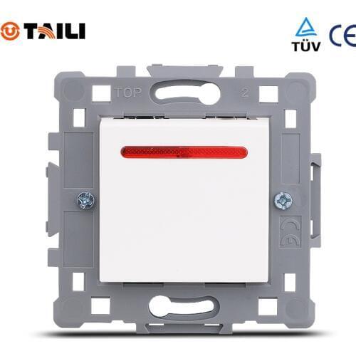 TAILI EU standard DIY one gang one way wall switch mechanism light switch mechanism TL0606-OS