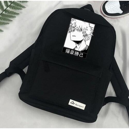 Boku No Hero Academia Bakugo Funny Cartoon Schoolbag Backpack Teenagers Computer Outdoor Laptop Travel Boys Girls Bags Sac A Dos