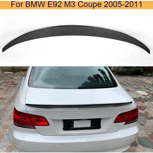 3 Series Carbon Fiber Rear Trunk Boot Lip Wing Spoiler For BMW E92 M3 318i 320i 323i 325i 328i 330i Coupe 2005-2011 Rear Spoiler