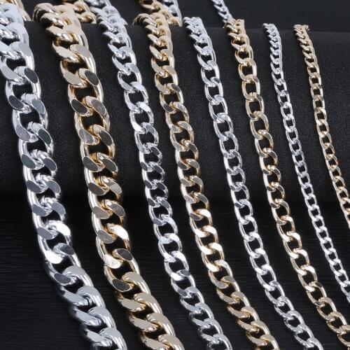 Factory Price Metal Chain Antique Silver Gold Plated Jewelry Findings Aluminum Chain Connector For DIY Making Bracelet Necklace