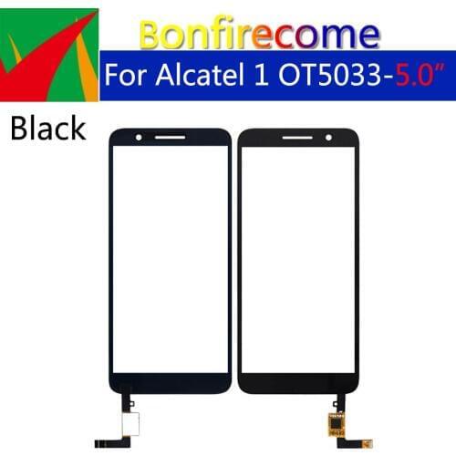 10Pcs\lot For Alcatel 1 OT5033 5033 5033D 5033X 5033Y 5033A 5033J Touchs creen Sensor Glass Panel Digitizer Replacement 5.0"