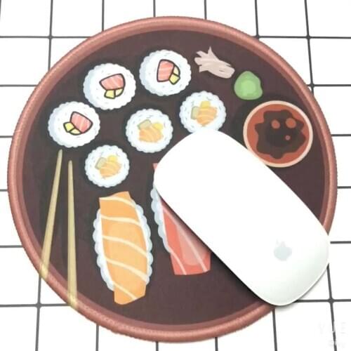 3mm thicken Hot Pot Circle Round Lockrand Gaming Working Personalized Mouse Mice Pad Mat 20cm