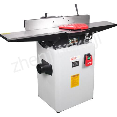 6 Inches Multifunction Small Planer High Speed Desktop High Power 900KW Plane Planer Woodworking Tools Automatic Chip Removal