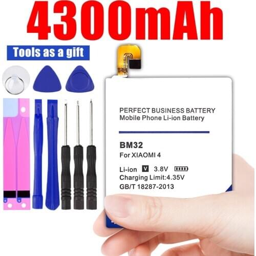 4300mAh BM32 Battery for Xiaomi 4 M4 Mi4 Xiao Mi 4